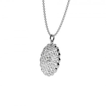Emotions' Collection Pendant in White Gold and Black Diamond